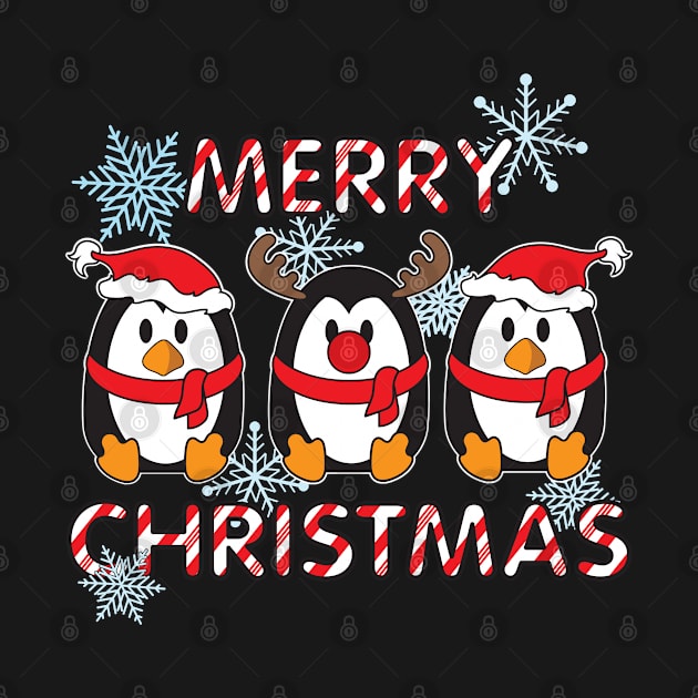 Christmas Penguins by Roy J Designs