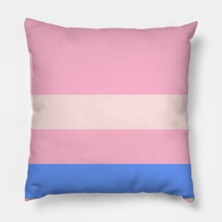 A subtle union of Powder Blue, Cornflower Blue, Baby Pink, Very Light Pink and Pale Rose stripes. Pillow