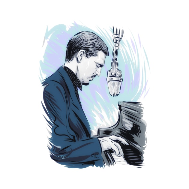 Mose Allison - An illustration by Paul Cemmick by PLAYDIGITAL2020