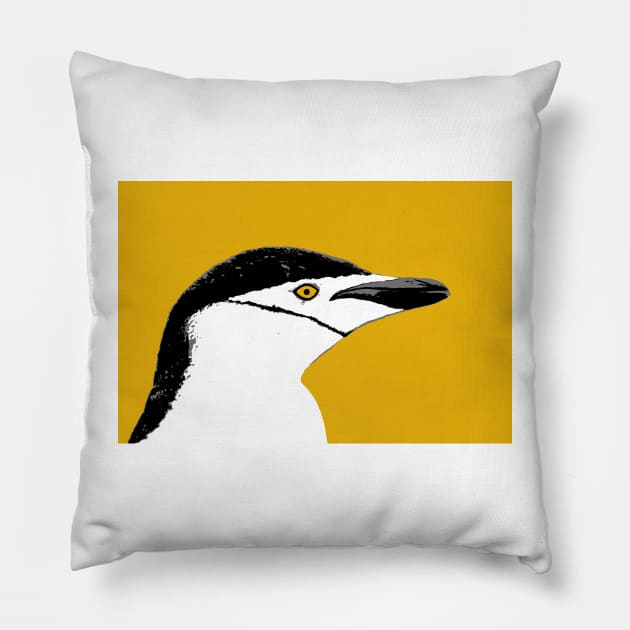 Chin Strap Penguin Pillow by CreatureM