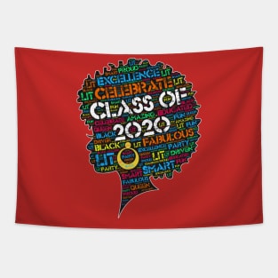 Class of 2020 Words in Afro Tapestry