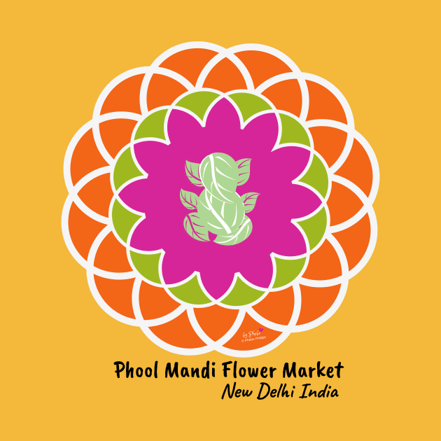 Phool Mandi Flower Market, New Delhi India by Phebe Phillips