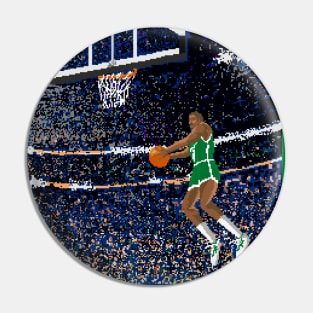 Pixel Dunk - Boston Pin