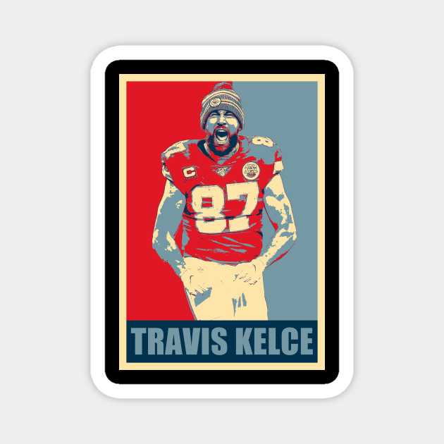 Travis Kelce Hope Magnet by Zimmermanr Liame