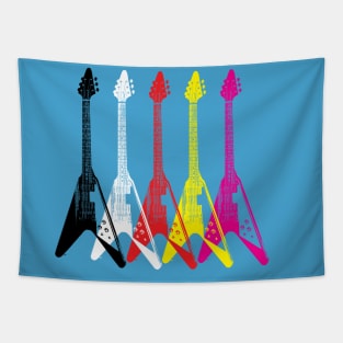 Guitar Iconic Rock Style Design Tapestry