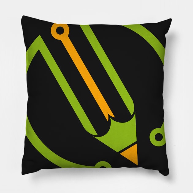 Tech Education Logo Pillow by Toogoo