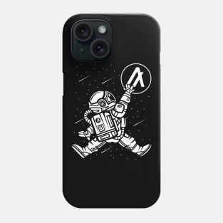 Astronaut Algorand ALGO Coin To The Moon Crypto Token Cryptocurrency Wallet Birthday Gift For Men Women Phone Case