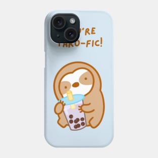 You’re Terrific Taro Boba Sloth Phone Case