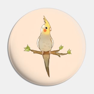 Cute Cockatiel Pin