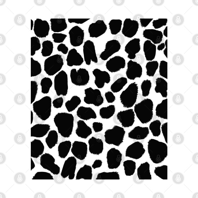 Monochrome Cow Hide Print by OneThreeSix