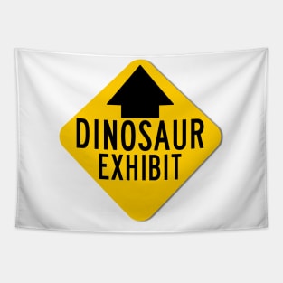 Dinosaur Exhibit Grandparents Day Tapestry