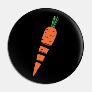 Geometric Carrot Artwork - Warhol Vegetables (Vegetarian or Vegan Idea) Pin