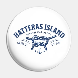 Hatteras Island, NC Beach Knot Summer Vacation Pin