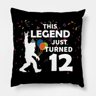 This legend just turned 12 a great birthday gift idea Pillow