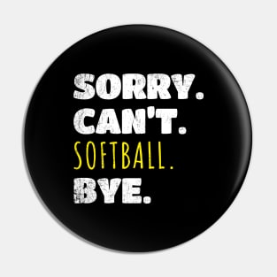 softball Pin