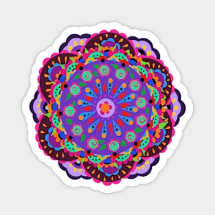 Boho Mandala | Carnival Colors Magnet