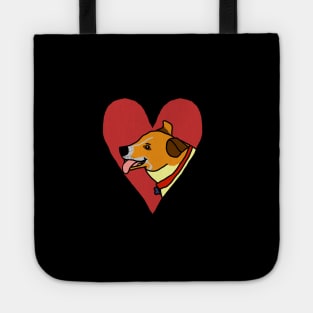 My Small Valentine Toby Dog Tote