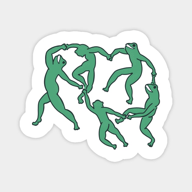 Frogs Dancing - Henri Matisse Dance Magnet by maura41