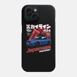 Skyline GTR R34 Phone Case