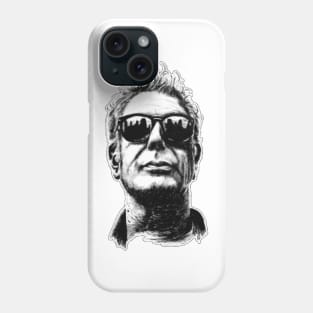 Anthony Bourdain Retro Black Phone Case