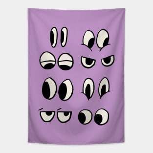 Cartoon Eyes Tapestry