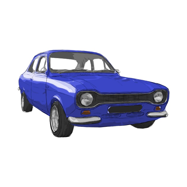 Classic Escort MK1 Blue by jdm1981