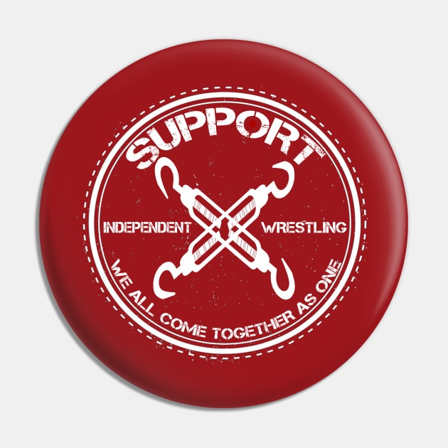 support independent wrestling Pin by WestGhostDesign707