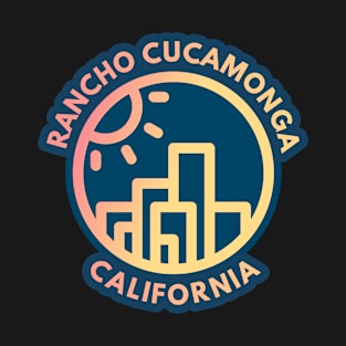 Rancho Cucamonga California badge T-Shirt