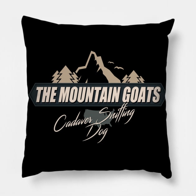 The mountain goats Pillow by yellowed