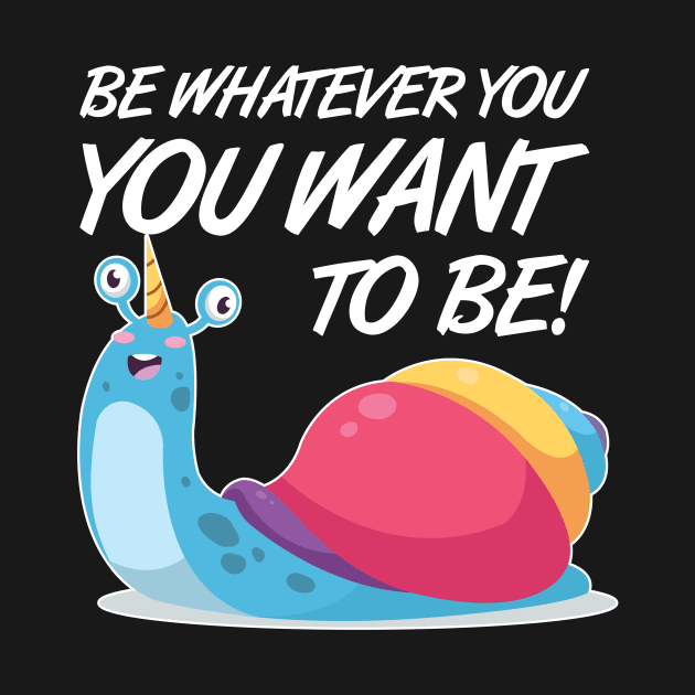 Unicorns Snail Self-confident positive satisfied by The Hammer