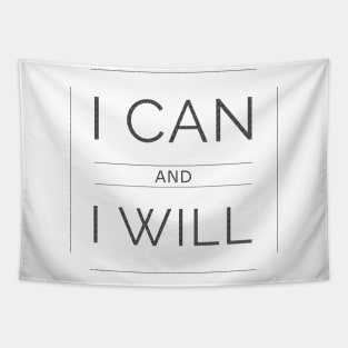 I Can And I Will Inspiring Message Tapestry