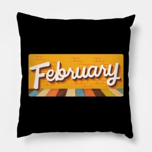 February Pillow