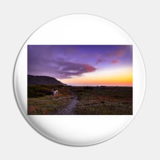 Dry Lagoon Sunset Pin