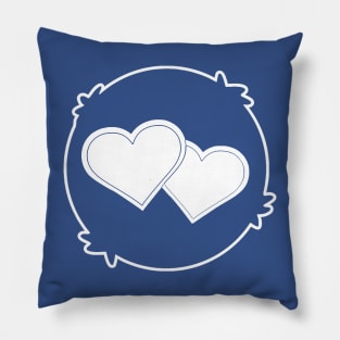 two hearts Pillow