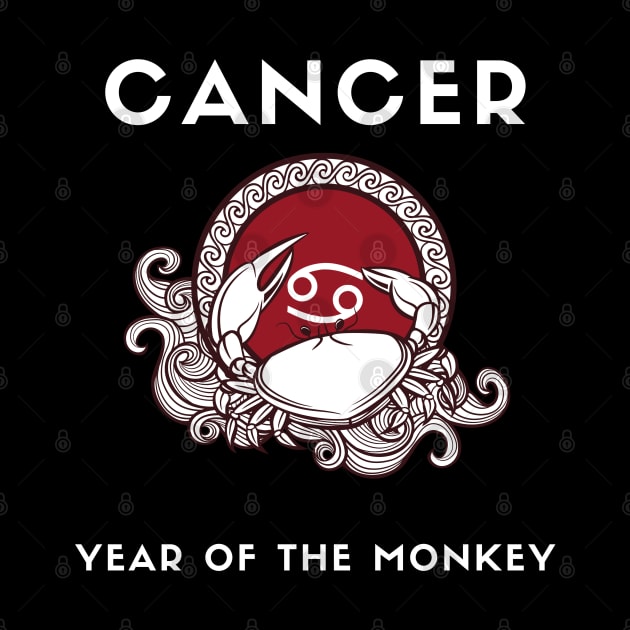 CANCER / Year of the MONKEY by KadyMageInk