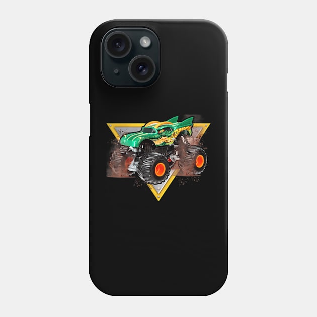 Monster Truck Gift For Adults And Kids Phone Case by Zoe Hill Autism