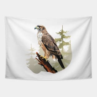 Hawk Hunter Tapestry