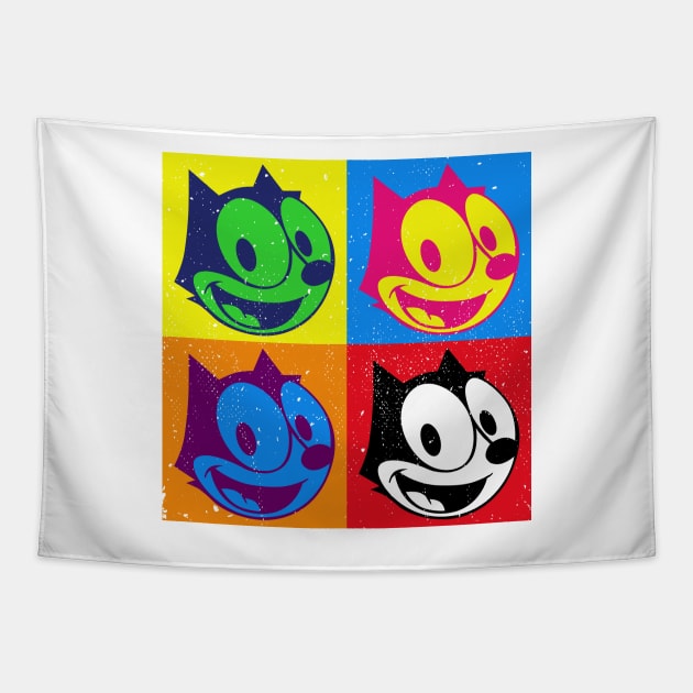 Felix The Cat ✅ Pop Art Tapestry by Sachpica