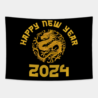 happy new year 2024 Tapestry