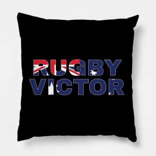 Australian rugby design Pillow