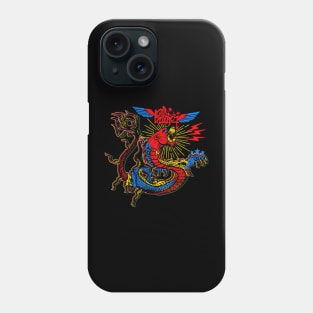 dragon with tiger head Phone Case