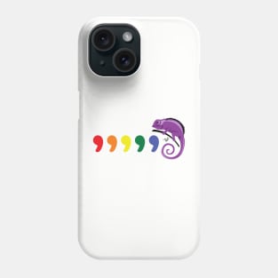 Karma Chameleon Flag Colors by Tai's Tees Phone Case