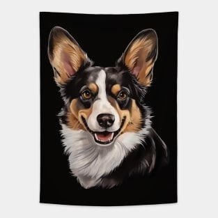 Corgi Portrait Tapestry