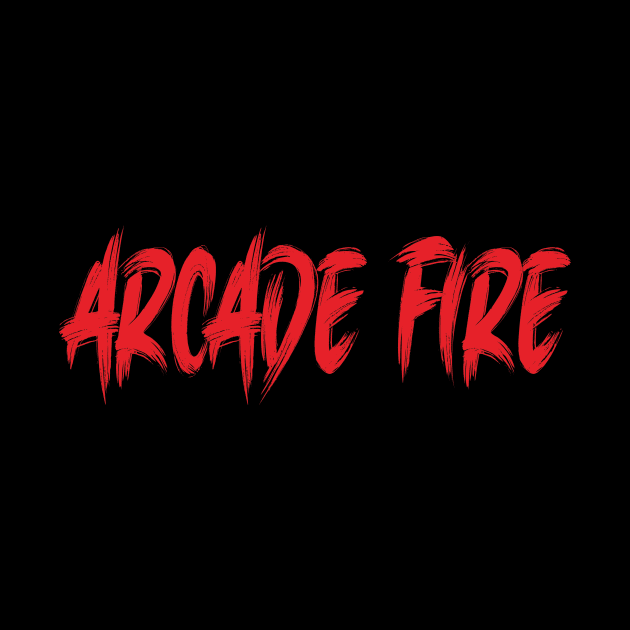 Arcade Fire by beach wave