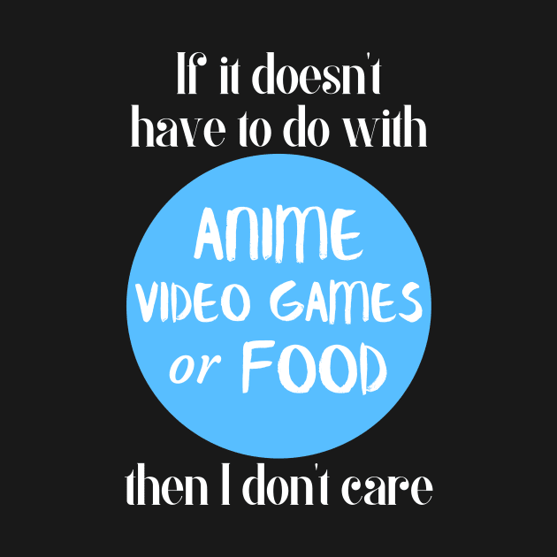 Anime, video games or food by Siddhi_Zedmiu