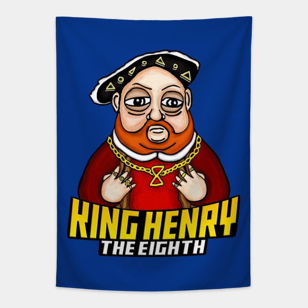 KING HENRY THE 8TH Tapestry by BEAVERNIGHT