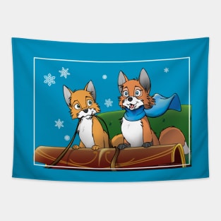 Sleigh Ride Tapestry