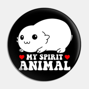 My Spirit Animal Is A Moopsy Funny Moopsy Lovers Pin