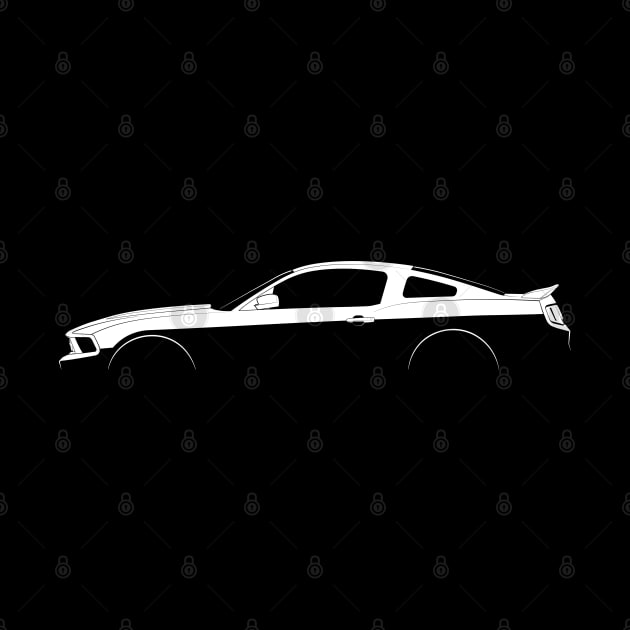 Ford Mustang Boss 302 Leguna Seca (2013) Silhouette by Car-Silhouettes