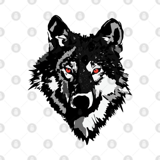 Black Feral Wolf by DoomDesigns